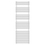 Immagine di Irsap FLAUTO scaldasalviette, 38 tubi, 4 intervalli, H.155,8 L.50,6 P.4,6 cm, colore bianco standard finitura lucido Cod.01 FTL050B01IR01NNN01