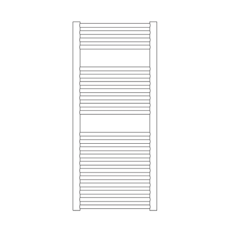 Immagine di Irsap VENUS scaldasalviette, 22 tubi, 2 intervalli, H.111,8 L.49,7 P.4,8 cm, colore bianco standard finitura lucido Cod.01 MIM050B01IR01NNN02