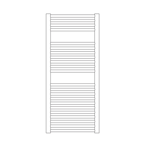 Immagine di Irsap VENUS scaldasalviette, 22 tubi, 2 intervalli, H.111,8 L.59,5 P.5,7 cm, colore bianco standard finitura lucido Cod.01 MIM060B01IR01NNN01