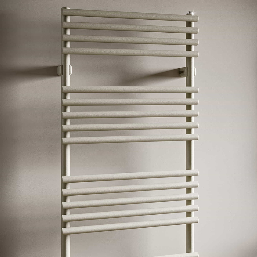 Immagine di Irsap KART scaldasalviette, 20 tubi, 3 intervalli, H.111,2 L.50 P.5 cm, colore verde salvia RAL 6021 finitura opaco Cod.2V KAM050BE6IR01NNN