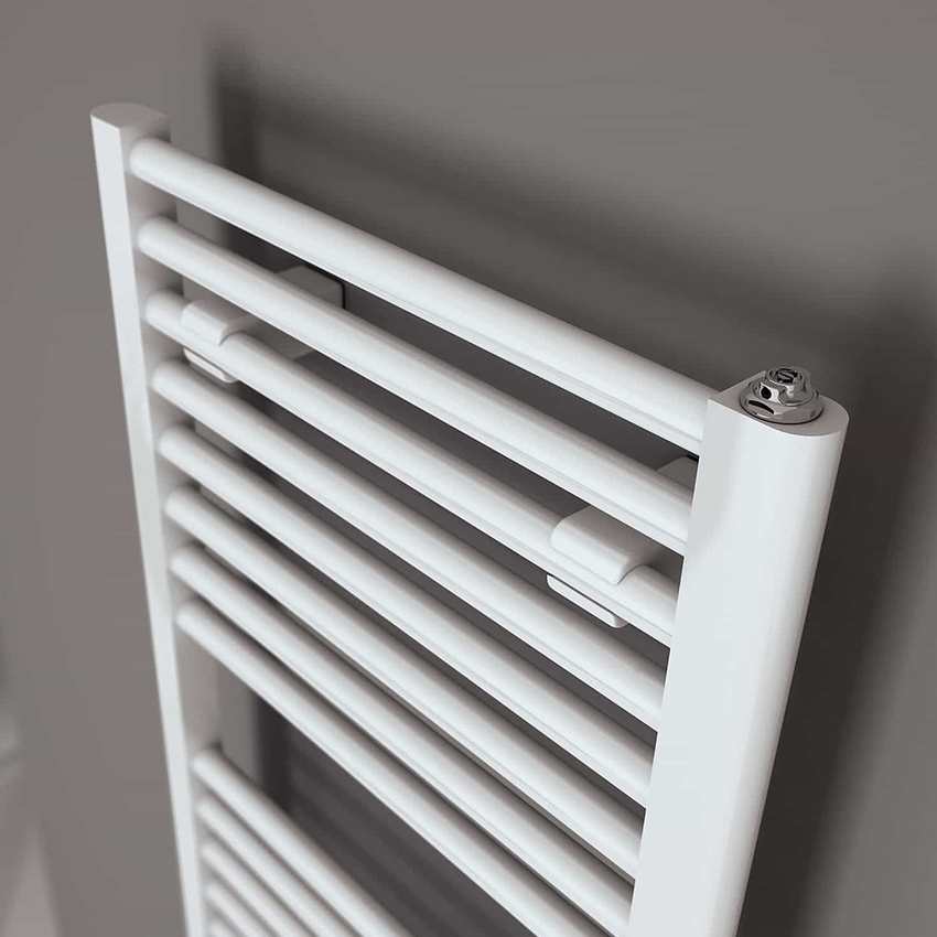 Immagine di Irsap GEO scaldasalviette, 17 tubi, 1 intervallo, H.81,8 L.75 P.3 cm, colore bianco standard finitura lucido Cod.01 ECS075B01IR01NNN01