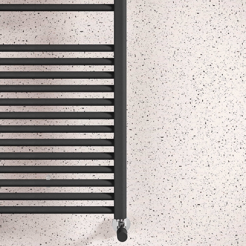 Immagine di Irsap GEO scaldasalviette, 17 tubi, 1 intervallo, H.81,8 L.75 P.3 cm, colore bianco standard finitura lucido Cod.01 ECS075B01IR01NNN01