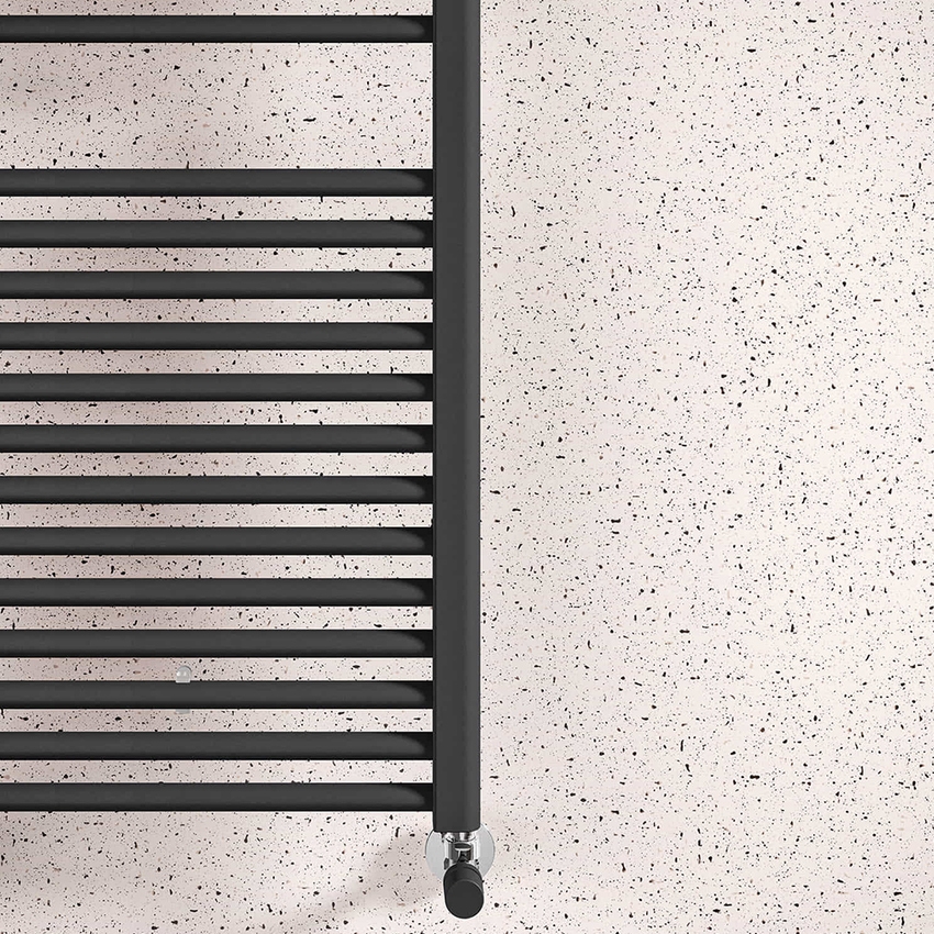 Immagine di Irsap GEO scaldasalviette, 17 tubi, 1 intervallo, H.81,8 L.75 P.3 cm, colore bianco standard finitura lucido Cod.01 ECS075B01IR01NNN01