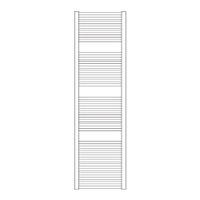 Immagine di Irsap ARES scaldasalviette, 34 tubi, 3 intervalli, H.172 L.53 P.3 cm, attacchi centrali 50 mm, colore bianco standard finitura lucido Cod.01 EIG053B01IR05NNN01