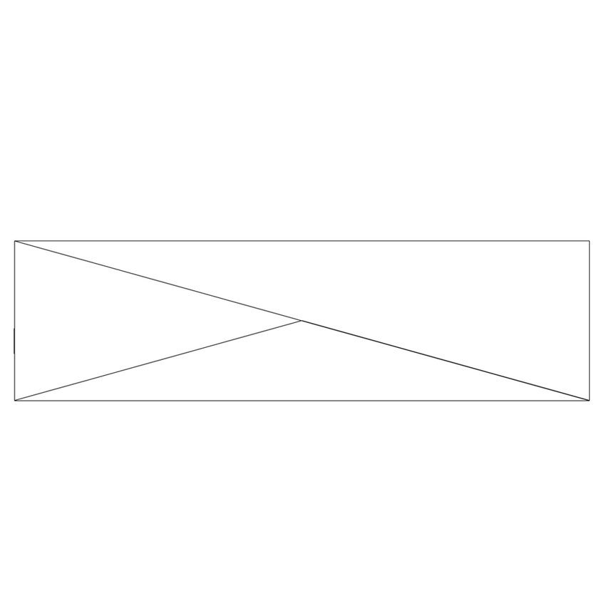 Immagine di Irsap POLYGON ORIZZONTALE radiatore elettrico a due tonalità, H.50 L.180 P.12, colore nero e grigio medio finitura opaco POLS050E30IRNLB