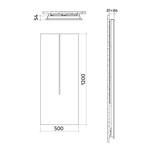 Immagine di Irsap ORIGIN ELETTRICO radiatore H.120 L.50 P.7,4 cm, con controllo elettronico Wi-Fi, colore bianco standard finitura lucido Cod.01 ORGM050E01IRNLN