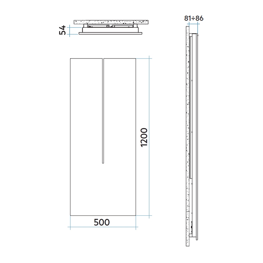 Immagine di Irsap ORIGIN ELETTRICO radiatore H.120 L.50 P.7,4 cm, con controllo elettronico Wi-Fi, colore bianco standard finitura lucido Cod.01 ORGM050E01IRNLN