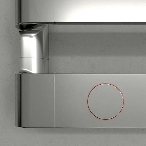 Immagine di Irsap STEP_E radiatore elettrico 7 elementi H.77,5 L.50 P.10,7 cm, finitura cromo SEP050T50IR01NNN03