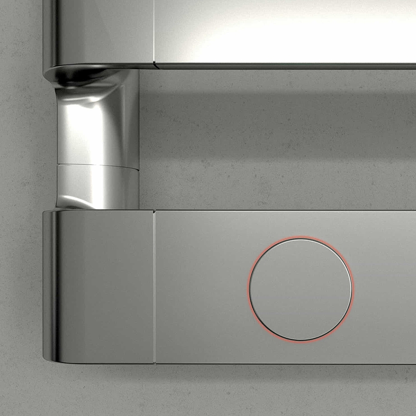 Immagine di Irsap STEP_E radiatore elettrico 7 elementi H.77,5 L.50 P.10,7 cm, finitura cromo SEP050T50IR01NNN03