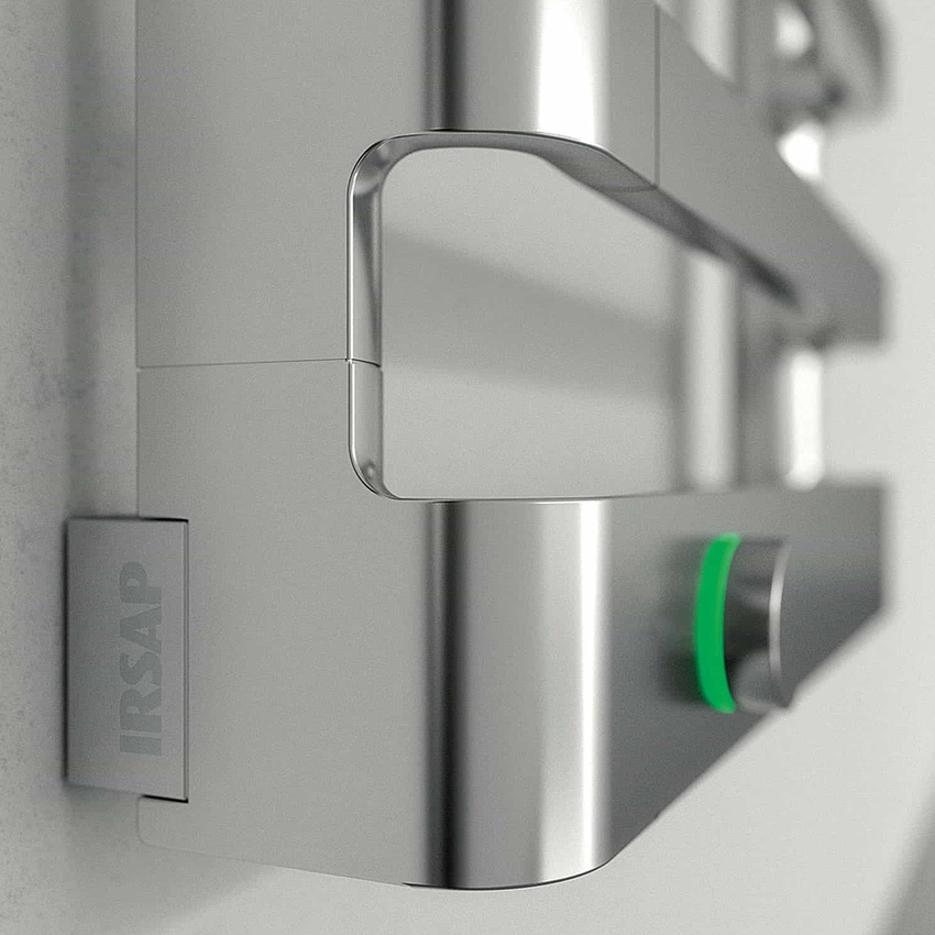 Immagine di Irsap STEP_E radiatore elettrico 7 elementi H.77,5 L.50 P.10,7 cm, finitura cromo SEP050T50IR01NNN03