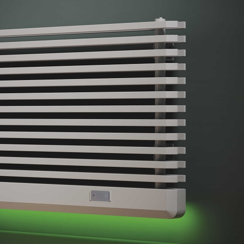 Immagine di Irsap SAX radiatore elettrico H.180 L.41,5 P.8,2 cm, colore bianco standard finitura lucido Cod.01 S2EE041E01IRNNN001