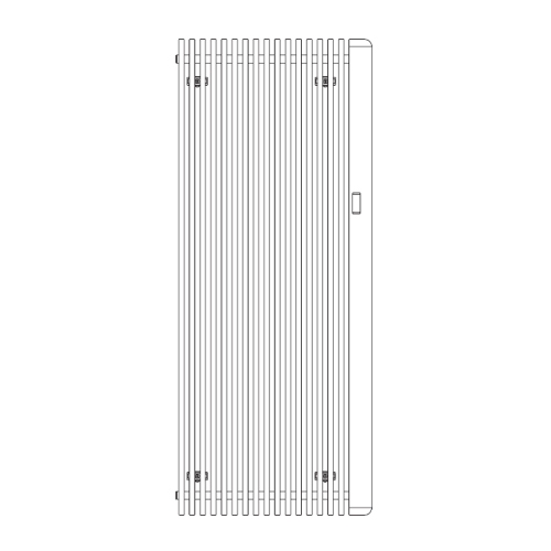 Immagine di Irsap SAX radiatore elettrico H.180 L.73,5 P.8,2 cm, colore bianco standard finitura lucido Cod.01 S2EE073E01IRNNN001