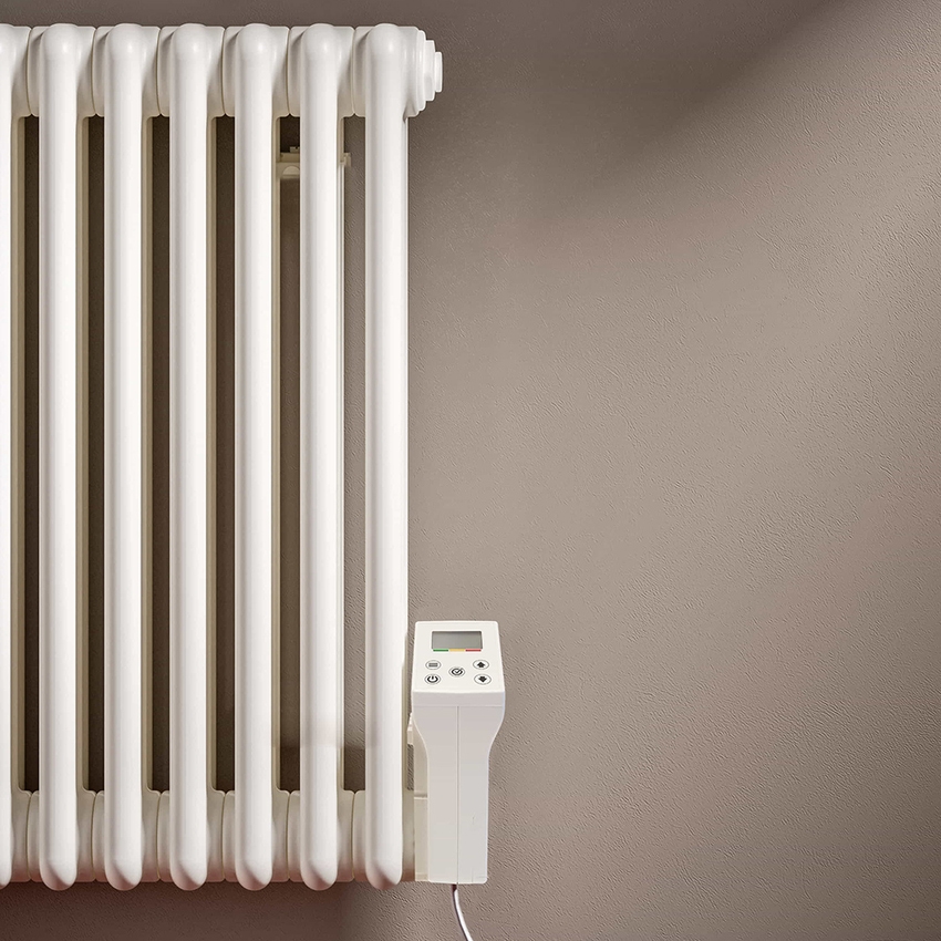 Immagine di Irsap TESI3 EH radiatore elettrico, 23 elementi, H.83,3 L.110,3 P.10,1 cm, colore bianco standard finitura lucido Cod.01 RT306002301IRH5N01