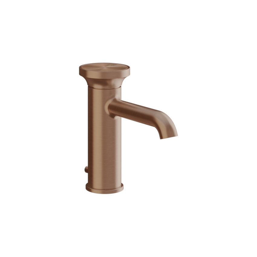 Immagine di Gessi ORIGINI miscelatore lavabo H.17 cm, con scarico, finitura copper brushed PVD 66001#708