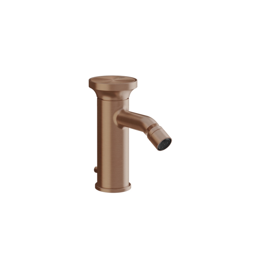 Immagine di Gessi ORIGINI miscelatore bidet, con scarico, finitura copper brushed PVD 66007#708