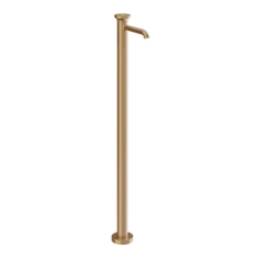 Immagine di Gessi ORIGINI miscelatore lavabo monocomando da terra, senza scarico, senza corpo incasso, finitura warm bronze brushed PVD 66095#726