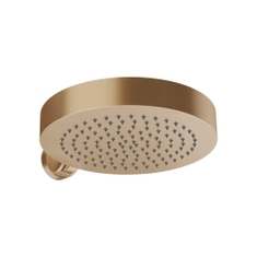 Immagine di Gessi ORIGINI soffione orientabile rotondo Ø 30 cm, anticalcare, finitura warm bronze brushed PVD 66152#726