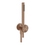 Immagine di Gessi ORIGINI set doccia con presa acqua, doccetta anticalcare e flessibile 150 cm, finitura copper brushed PVD 66123#708