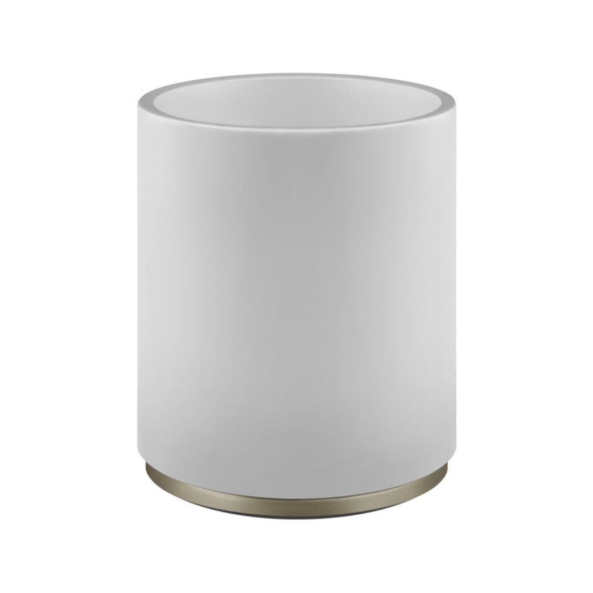 Immagine di Gessi ORIGINI gettacarta colore bianco, finitura finox brushed nickel 45590#149