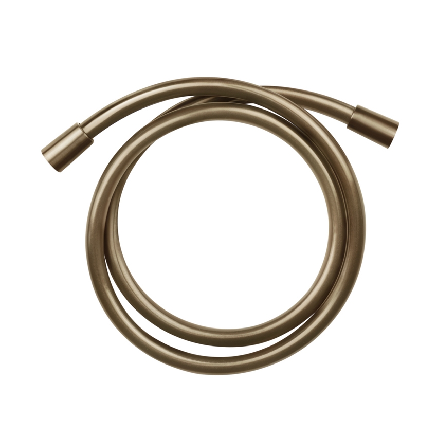 Immagine di Gessi SHOWER flessibile Cromalux L.150 cm, con attacco da 1/2" conico, finitura warm bronze brushed PVD 01637#726