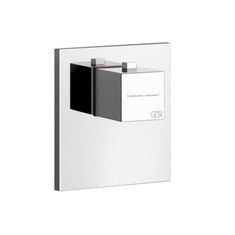 Immagine di Gessi RETTANGOLO SHOWER miscelatore termostatico per doccia, da incasso, ad alta portata, senza corpo incasso, finitura cromo 43252#031