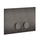 Gessi ANELLO TOTAL LOOK placca di finitura per Geberit Sigma 8 e 12, finitura black metal brushed PVD 54623#707