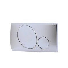 Immagine di Bampi Vega Placca di comando Wc Cromo satinato CPLAC2TNS