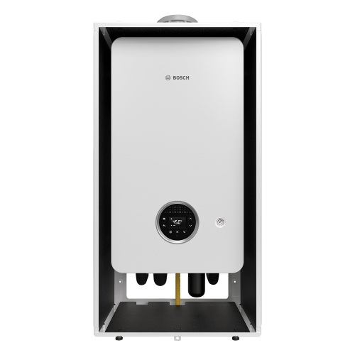 Immagine di Bosch Condens Balcony GC2300 24 C EXT - CT200 Caldaia a condensazione murale esterna combinata per riscaldamento da 24 kW e acqua calda sanitaria da 25 kW, comando CT200 incluso 7735220153