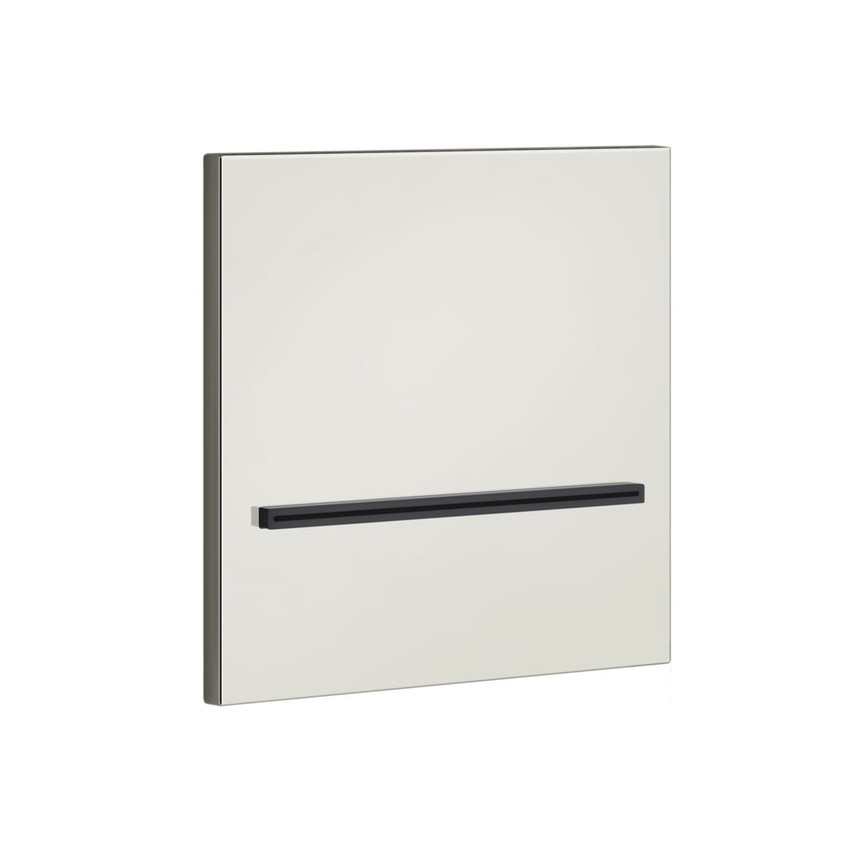 Immagine di Gessi SHOWER Bocca doccia a parete a cascata, comando remoto non incluso, finitura mirror steel 20295#238
