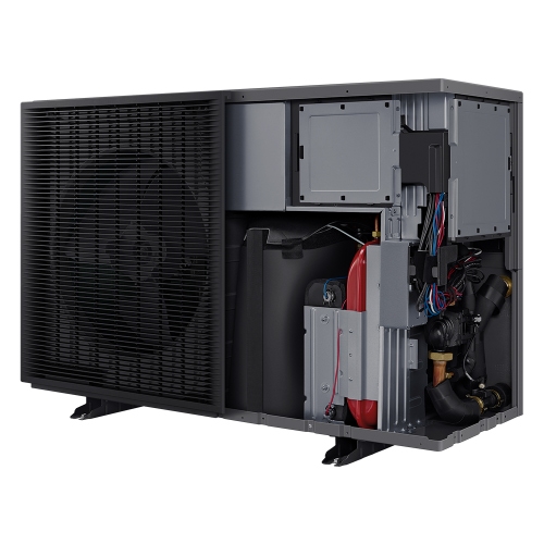 Immagine di Samsung EHS Mono R290 pompa di calore aria-acqua monofase 16 kW, con pompa integrata, da abbinare ad accumulo non incluso AE160CXYBEK/EU