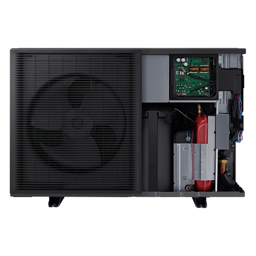 Immagine di Samsung EHS Mono R290 pompa di calore aria-acqua monofase 16 kW, con pompa integrata, da abbinare ad accumulo non incluso AE160CXYBEK/EU