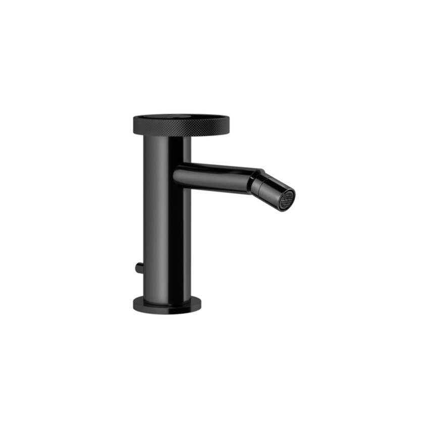 Immagine di Gessi ANELLO miscelatore bidet con flessibili di collegamento, finitura black metal PVD 63307#706