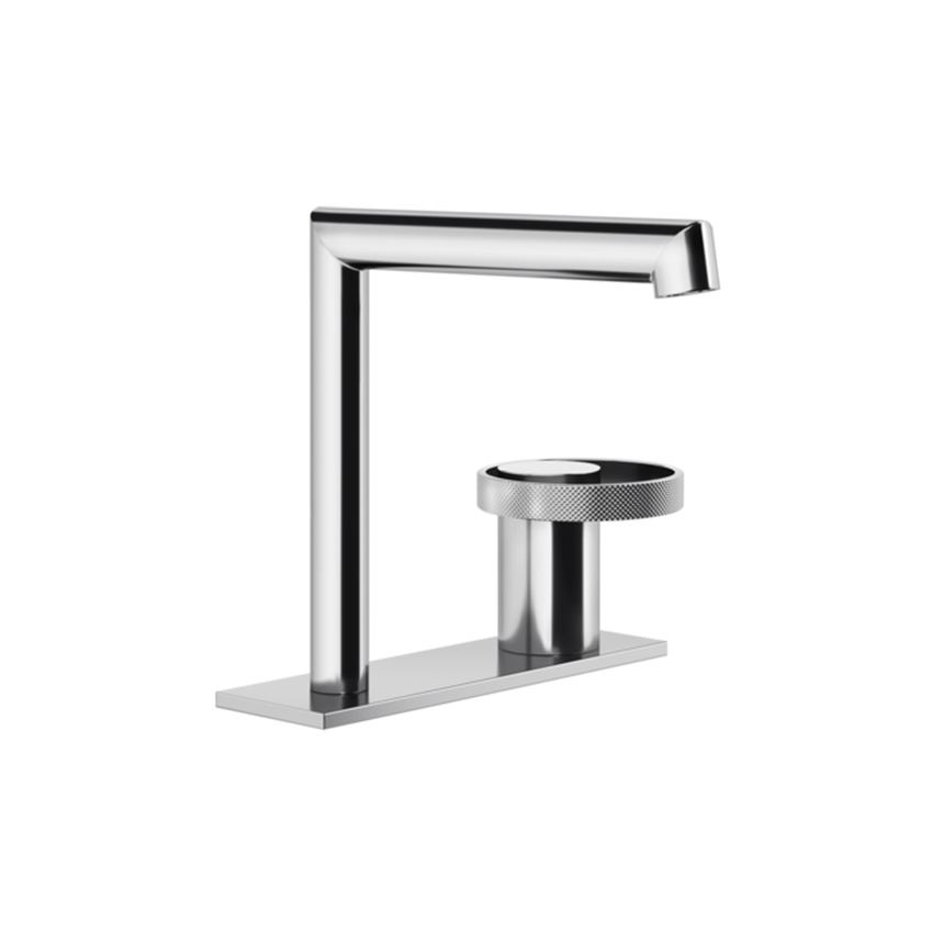 Immagine di Gessi ANELLO miscelatore lavabo H.16 cm, senza scarico, con flessibili di collegamento, finitura cromo 63315#031