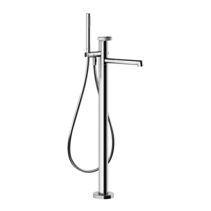 Immagine di Gessi ANELLO miscelatore vasca da terra, finitura cromo 63328#031