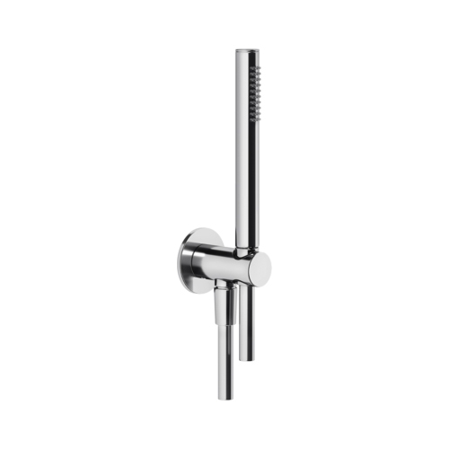 Immagine di Gessi SHOWER set doccia con presa acqua, doccetta anticalcare e flessibile, 150 cm, finitura cromo 63329#031