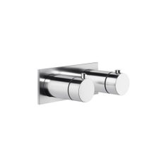 Immagine di Gessi SHOWER miscelatore termostatico per doccia, a parete, 1 uscita, senza corpo incasso, finitura cromo 63332#031