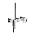 Immagine di Gessi ANELLO miscelatore vasca, a parete, 2 uscite, senza corpo incasso, finitura cromo 63345#031