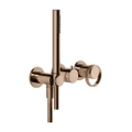 Immagine di Gessi ANELLO miscelatore vasca, a parete, 2 uscite, senza corpo incasso, finitura copper PVD 63345#030