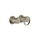 Gessi ANELLO miscelatore a parete, 2 uscite, con deviatore automatico bagno/doccia, senza corpo incasso, finitura finox 63380#149