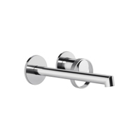 Immagine di Gessi ANELLO miscelatore lavabo a parete P.21 cm, senza scarico, finitura cromo 63383#031