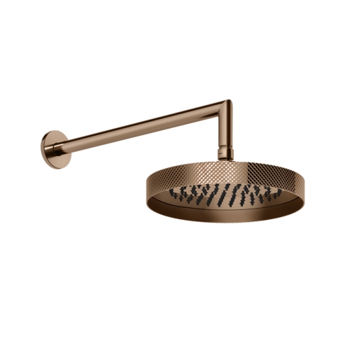 Immagine di Gessi SHOWER soffione a parete orientabile,  Ø 21.8 cm, finitura copper PVD 63448#030