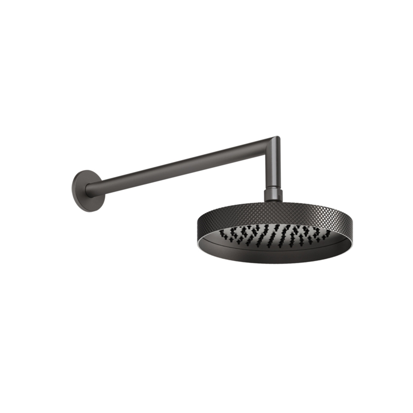 Immagine di Gessi ANELLO soffione a parete orientabile, finitura black metal brushed PVD 63448#707