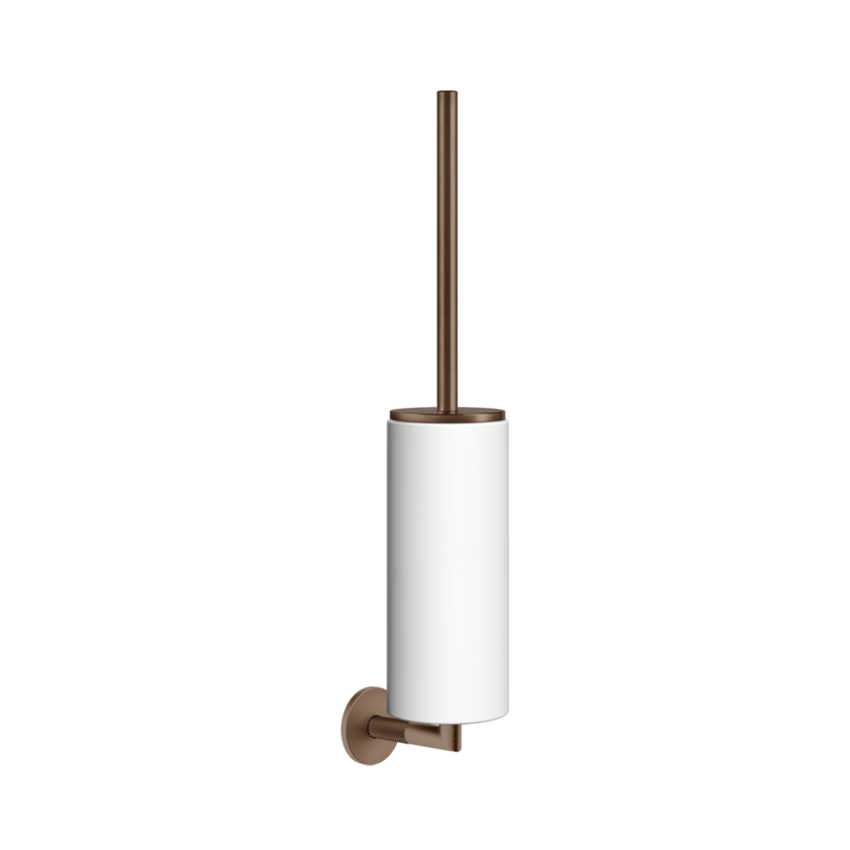 Immagine di Gessi ANELLO porta scopino a parete colore bianco, finitura copper brushed PVD 63719#708