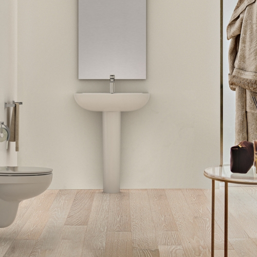 Immagine di Ideal Standard EUROVIT colonna per lavabo, colore bianco finitura lucido R206601