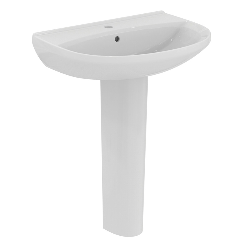 Immagine di Ideal Standard EUROVIT colonna per lavabo, colore bianco finitura lucido R206601