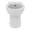 Immagine di Ideal Standard EUROVIT bidet a terra, a filo parete, con foro per rubinetteria e troppopieno, colore bianco finitura lucido W330501