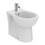 Immagine di Ideal Standard EUROVIT bidet a terra, a filo parete, con foro per rubinetteria e troppopieno, colore bianco finitura lucido W330501