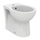 Ideal Standard EUROVIT bidet a terra, a filo parete, con foro per rubinetteria e troppopieno, colore bianco finitura lucido W330501