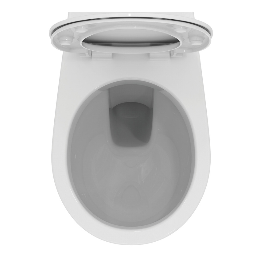 Immagine di Ideal Standard EUROVIT vaso sospeso, senza sedile, colore bianco finitura lucido V390601