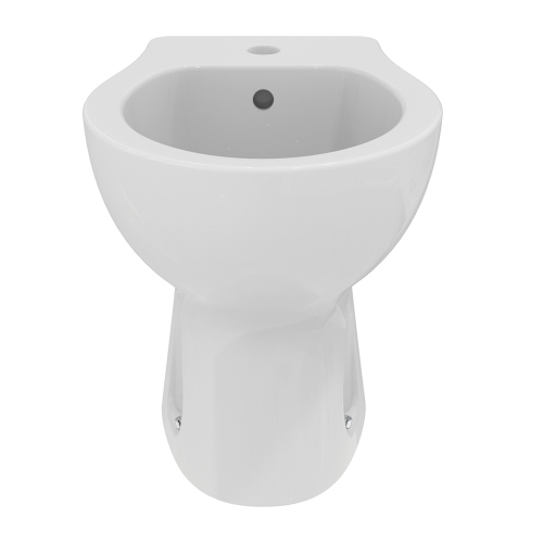 Immagine di Ideal Standard EUROVIT bidet a terra, con foro per rubinetteria e troppopieno, colore bianco finitura lucido E877401